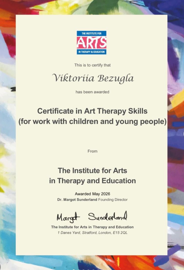 Certificate in Art Therapy Skills, IATE